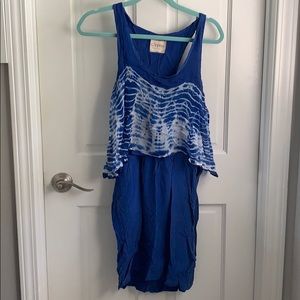 Gypsy 05 silk tie dye racerback dress